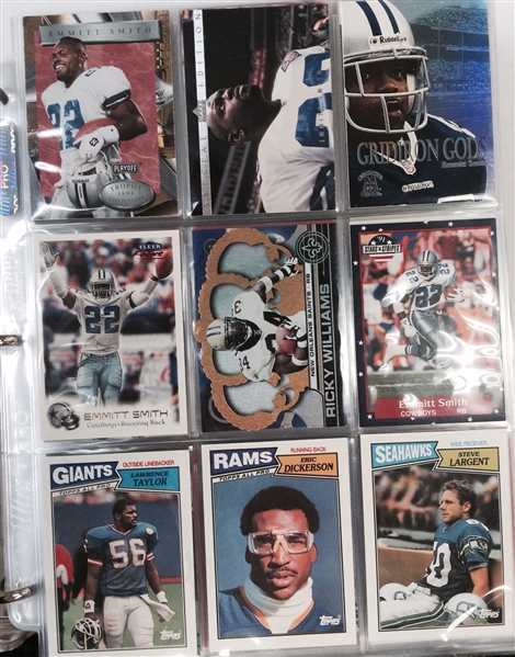 Bulk Lot of Mostly Football Cards from 1980s – Mid 2000s